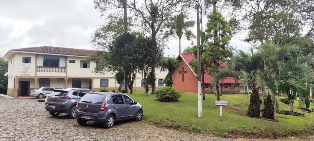 Vista parcial do Cenáculo Cavanis, onde os religiosos estão reunidos.