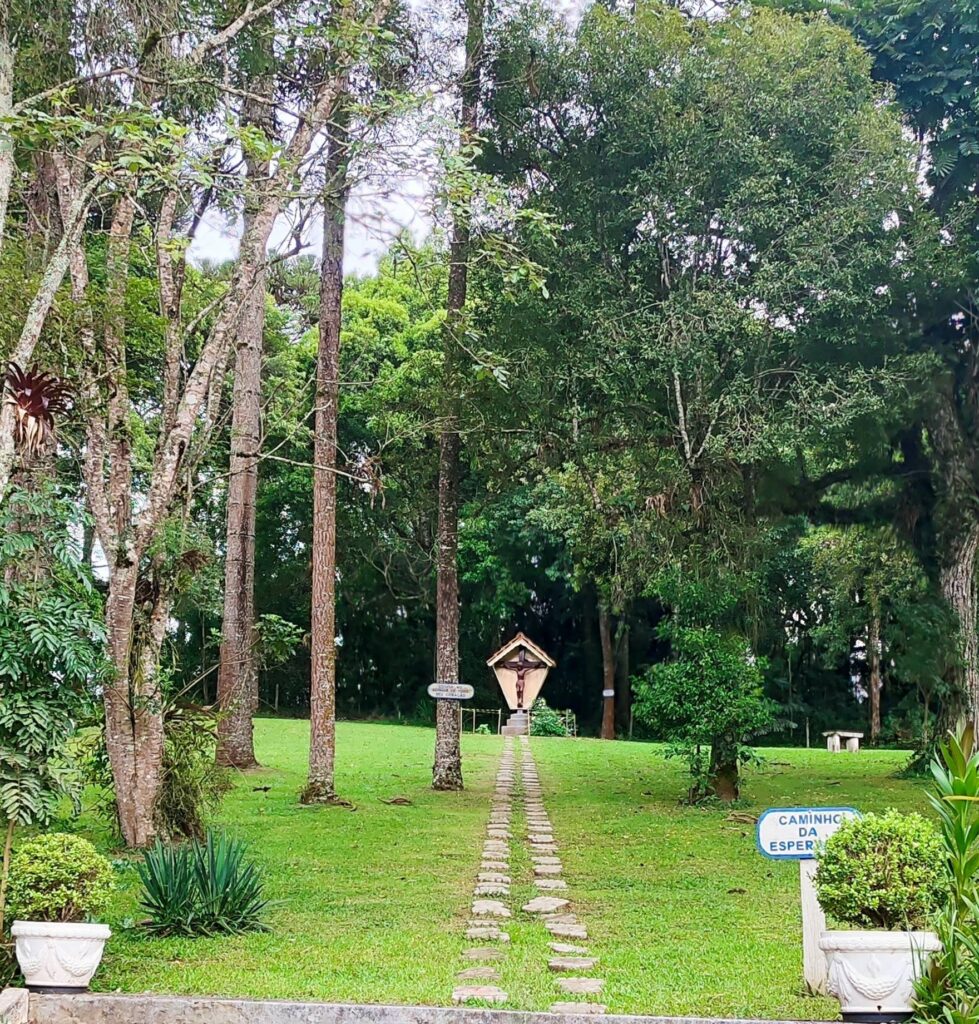 Vista parcial do Cenáculo Cavanis, onde os religiosos estão reunidos.