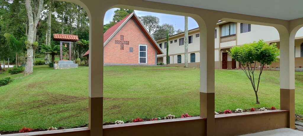 Vista parcial do Cenáculo Cavanis, onde os religiosos estão reunidos.