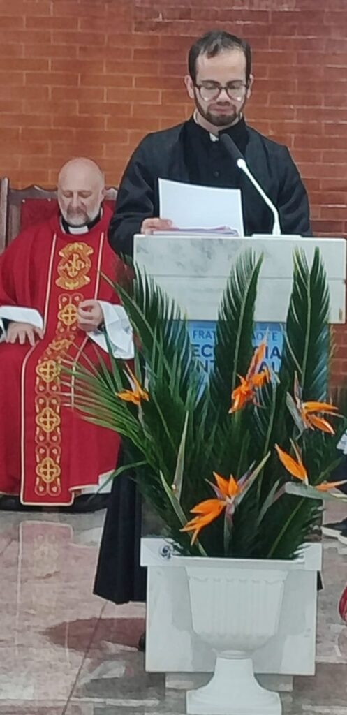 CELEBRAÇÃO DA PRIMEIRA PROFISSÃO RELIGIOSA DE KAIAN PATRICK DOMINGUES DIAS