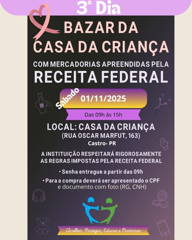 Casa da Criança e do Adolescente Padre Marcello Quilici realiza bazar para reforma do telhado